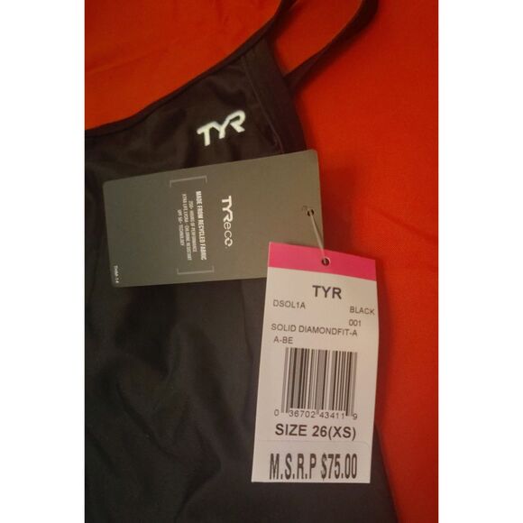 NWT TYR Durafast Elite Diamondfit Swimsuit Size XS Size 26 Competitve Swim Sport - Picture 3 of 4